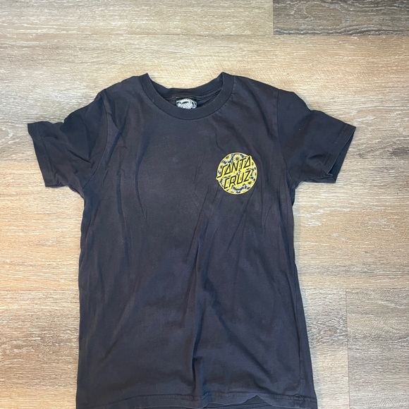 Santa Cruz Skateboards Black and Yellow Men's Shirt - Picture 5 of 9